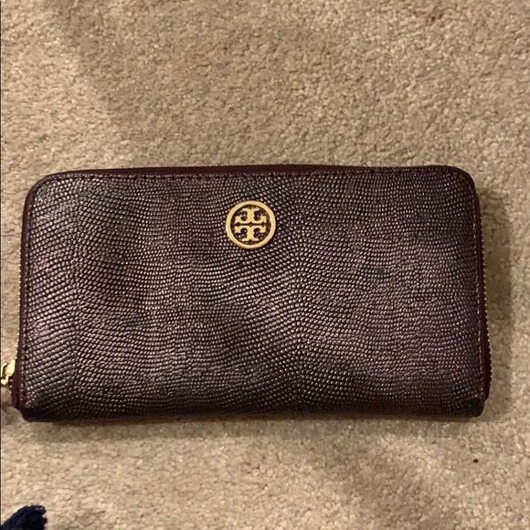 Tory Burch Handbags - Authentic Tory  Burch Purple Wallet
